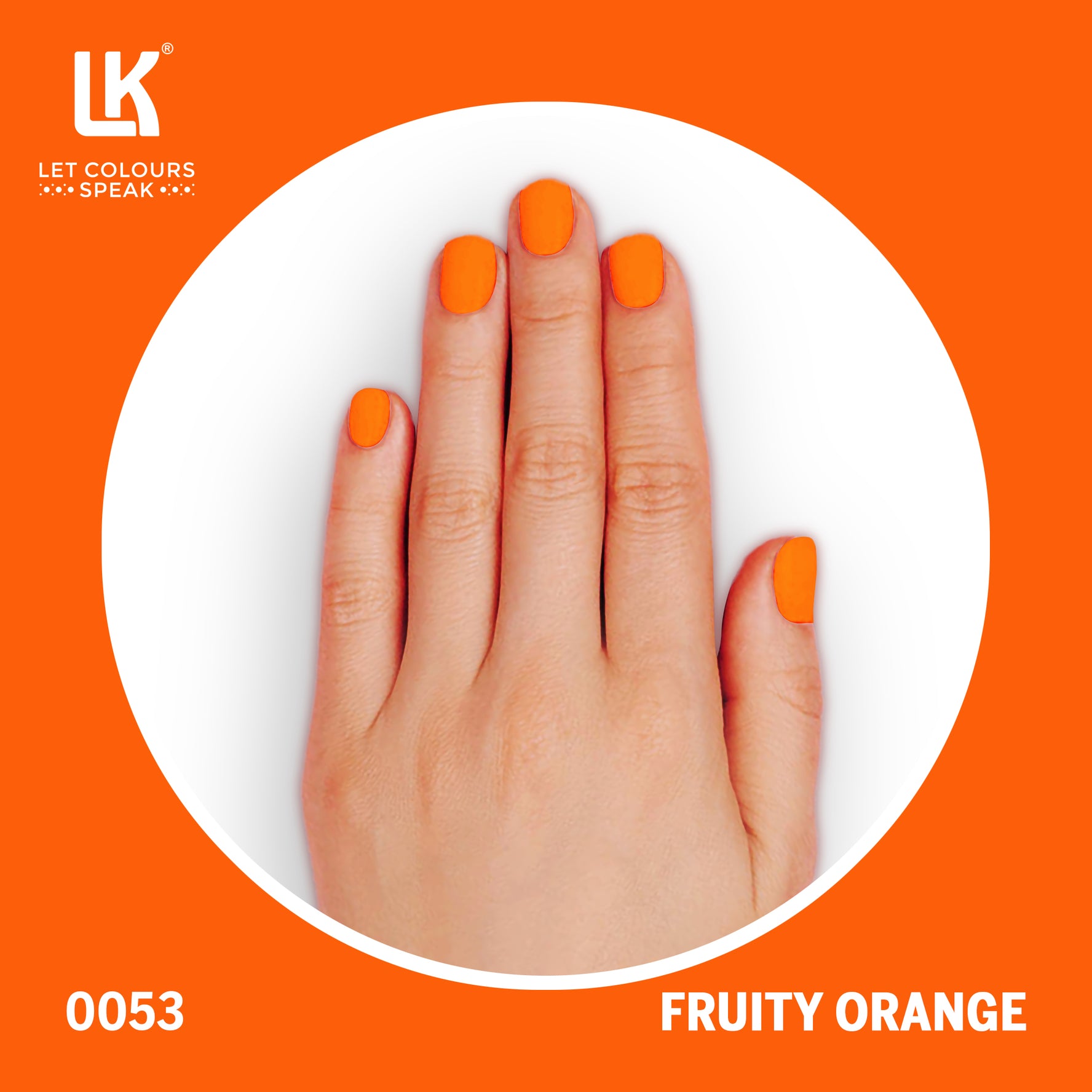 Fruity Orange Nail Polish